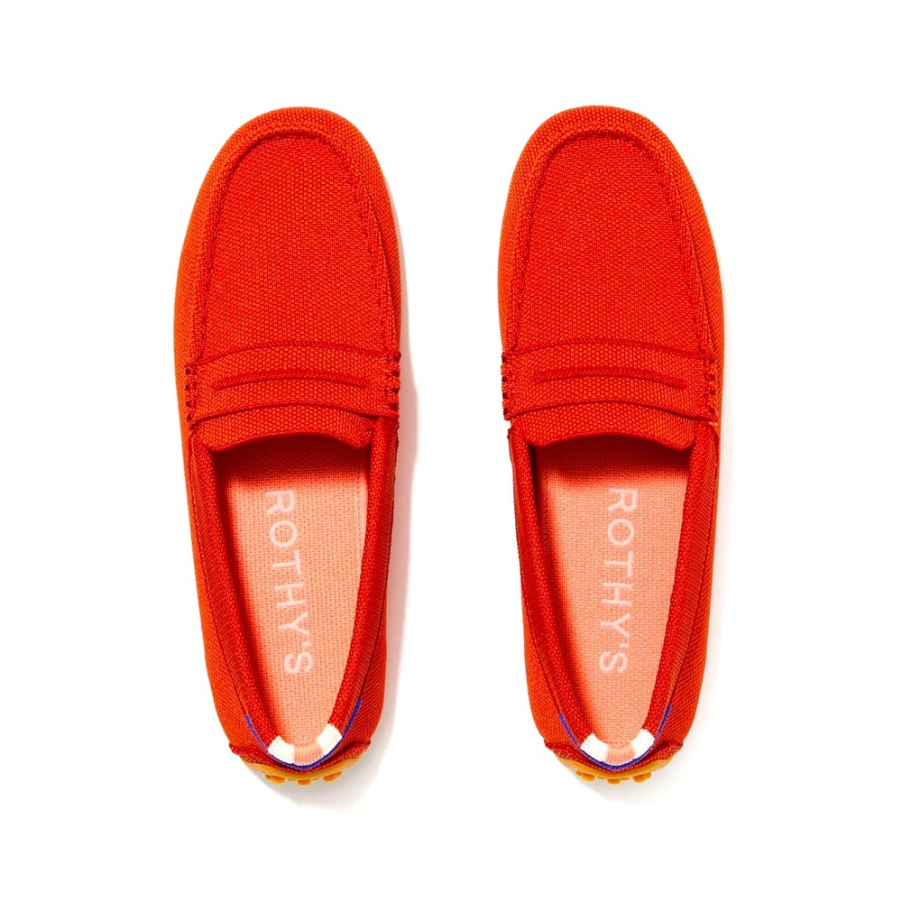 Rothy's Vibrant Orange Loafers